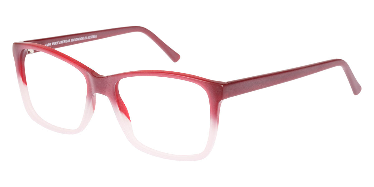 Andy Wolf® 5037 ANW 5037 O 54 - Red/White O Eyeglasses