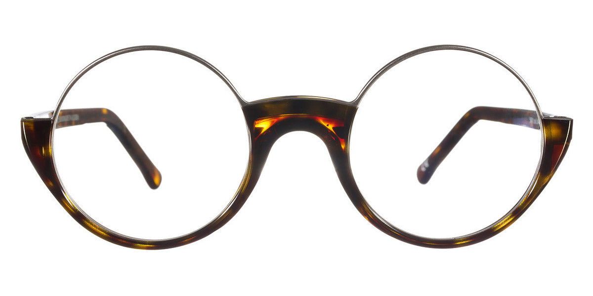 Andy Wolf® 5041 ANW 5041 B 47 - Brown/Silver B Eyeglasses
