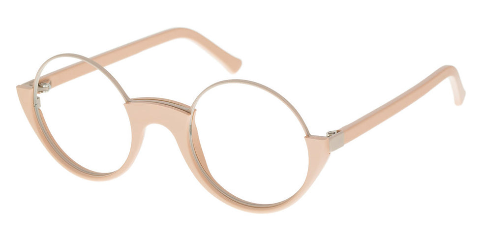 Andy Wolf® 5041 ANW 5041 C 47 - Beige/Silver C Eyeglasses