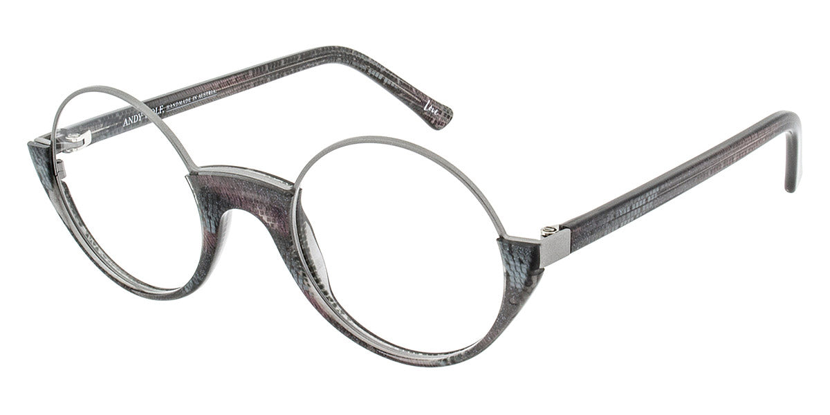 Andy Wolf® 5041 ANW 5041 M 47 - Gray/Silver M Eyeglasses