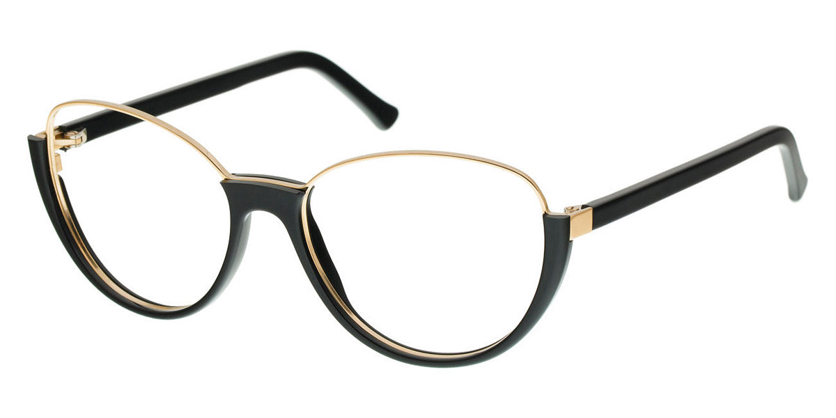 Andy Wolf® 5042 ANW 5042 A 54 - Black/Gold A Eyeglasses