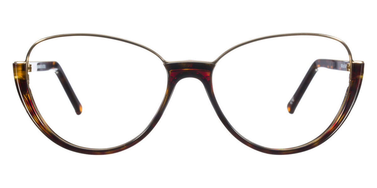 Andy Wolf® 5042 ANW 5042 B 54 - Brown/Gold B Eyeglasses