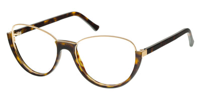 Andy Wolf® 5042 ANW 5042 B 54 - Brown/Gold B Eyeglasses