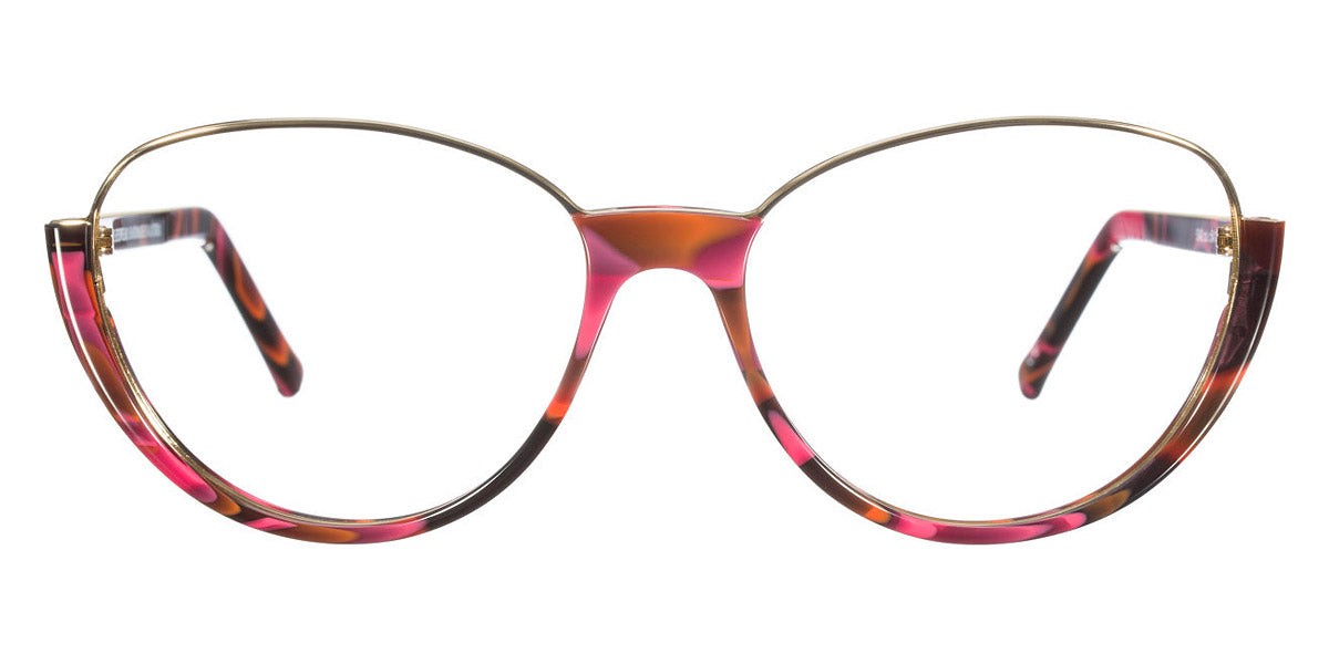 Andy Wolf® 5042 ANW 5042 C 54 - Red/Gold C Eyeglasses