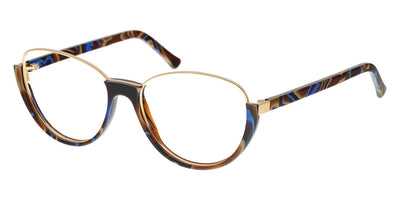 Andy Wolf® 5042 ANW 5042 E 54 - Colorful/Gold E Eyeglasses