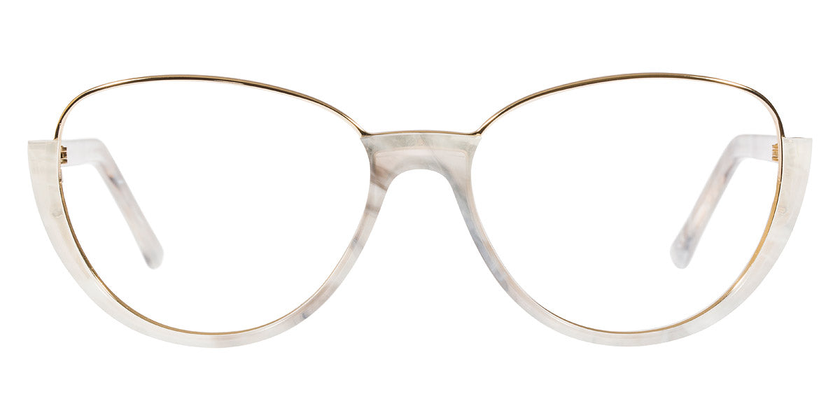 Andy Wolf® 5042 ANW 5042 G 54 - White/Gold G Eyeglasses