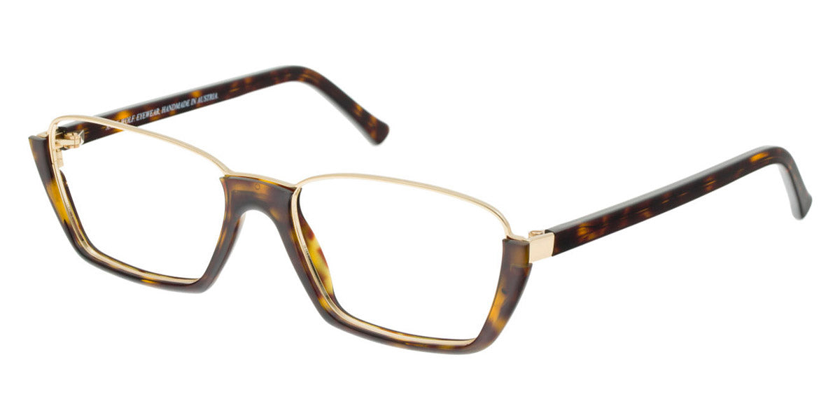 Andy Wolf® 5043 ANW 5043 B 53 - Brown/Graygold B Eyeglasses