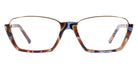Andy Wolf® 5043 ANW 5043 D 53 - Brown/Graygold D Eyeglasses