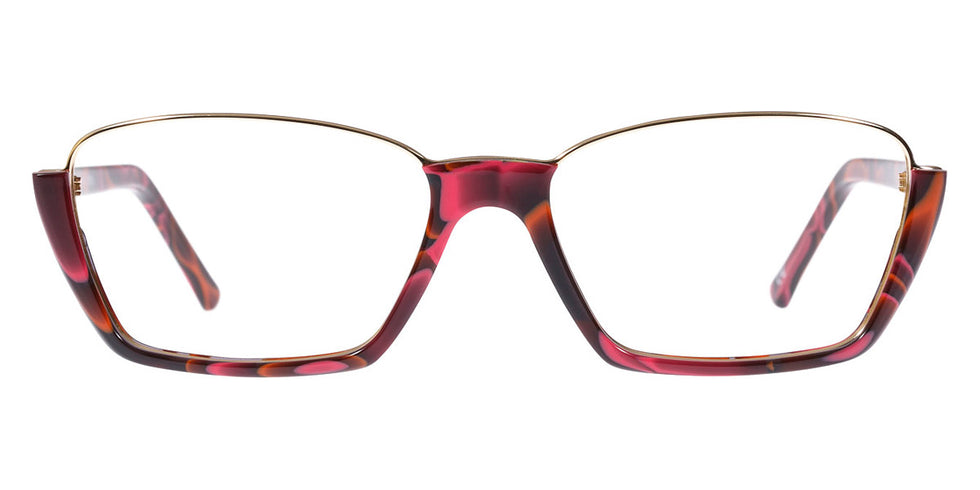 Andy Wolf® 5043 ANW 5043 E 53 - Berry/Graygold E Eyeglasses