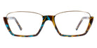 Andy Wolf® 5043 ANW 5043 F 53 - Colorful/Graygold F Eyeglasses