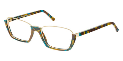 Andy Wolf® 5043 ANW 5043 F 53 - Colorful/Graygold F Eyeglasses