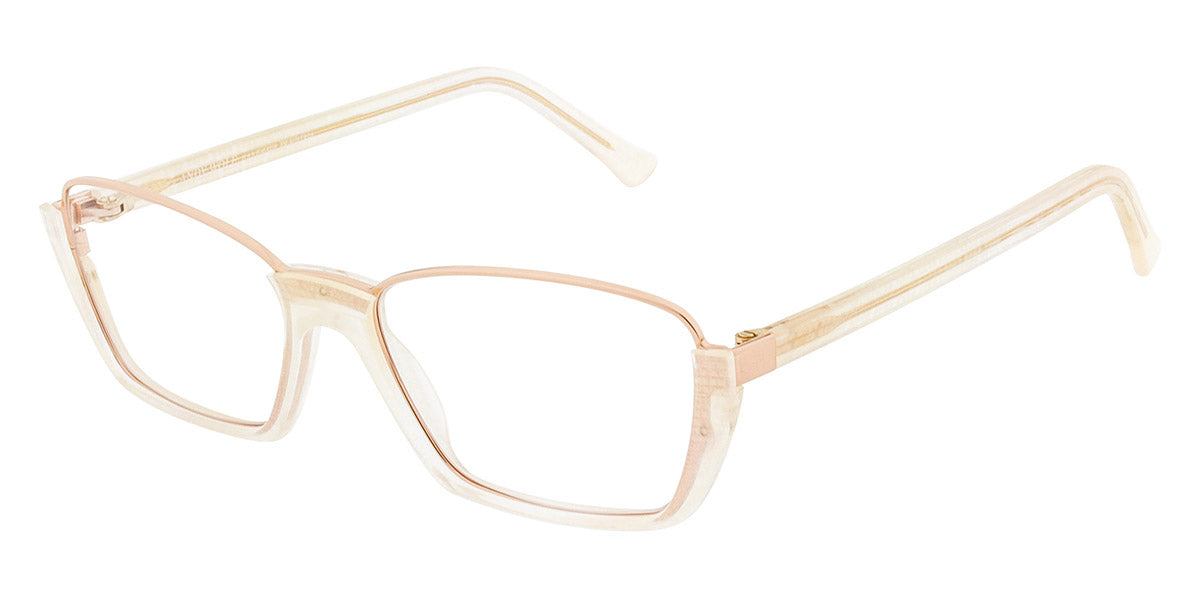 Andy Wolf® 5043 ANW 5043 J 53 - Crystal/Rosegold J Eyeglasses