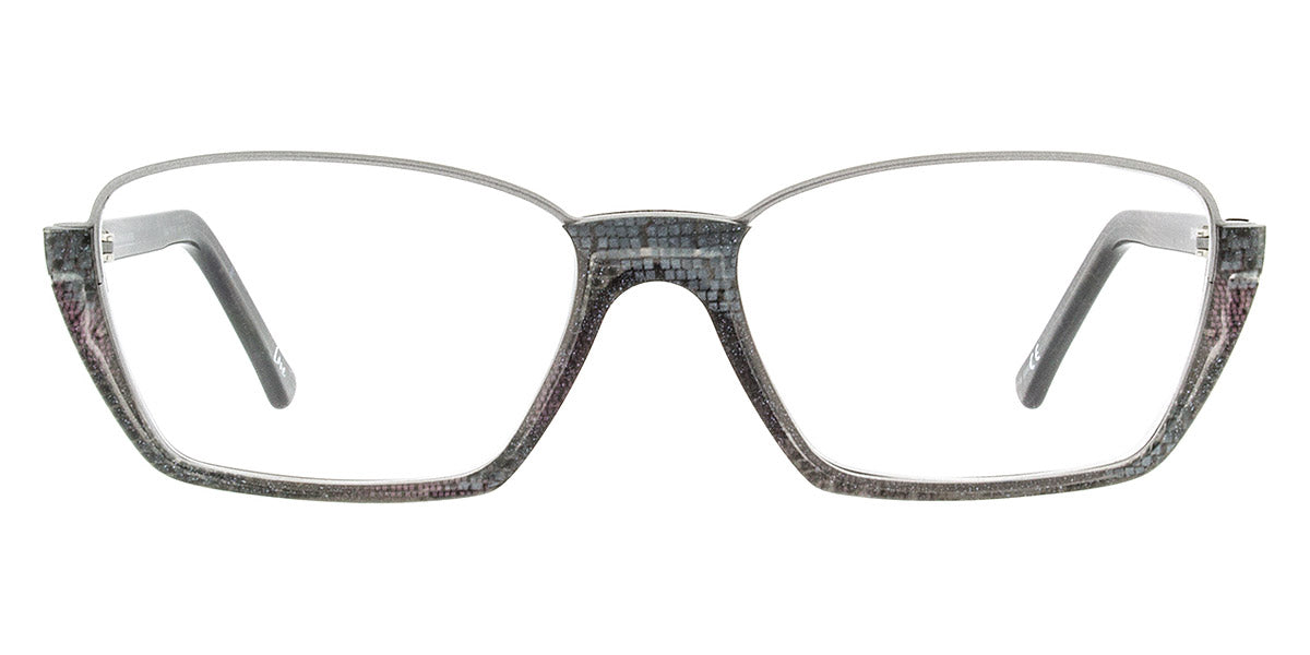 Andy Wolf® 5043 ANW 5043 K 53 - Gray/Silver K Eyeglasses