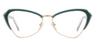Andy Wolf® 5047 ANW 5047 E 57 - Teal/Gold E Eyeglasses