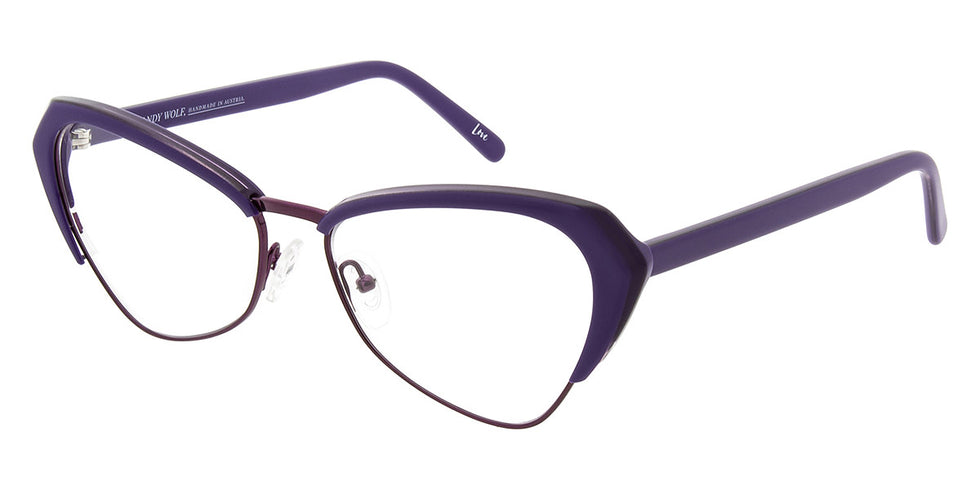 Andy Wolf® 5047 ANW 5047 G 57 - Violet G Eyeglasses
