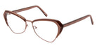 Andy Wolf® 5047 ANW 5047 M 57 - Brown/Copper M Eyeglasses