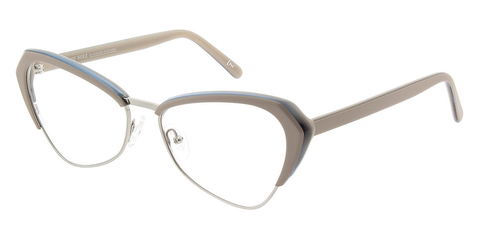 Andy Wolf® 5047 ANW 5047 O 57 - Gray/Silver O Eyeglasses