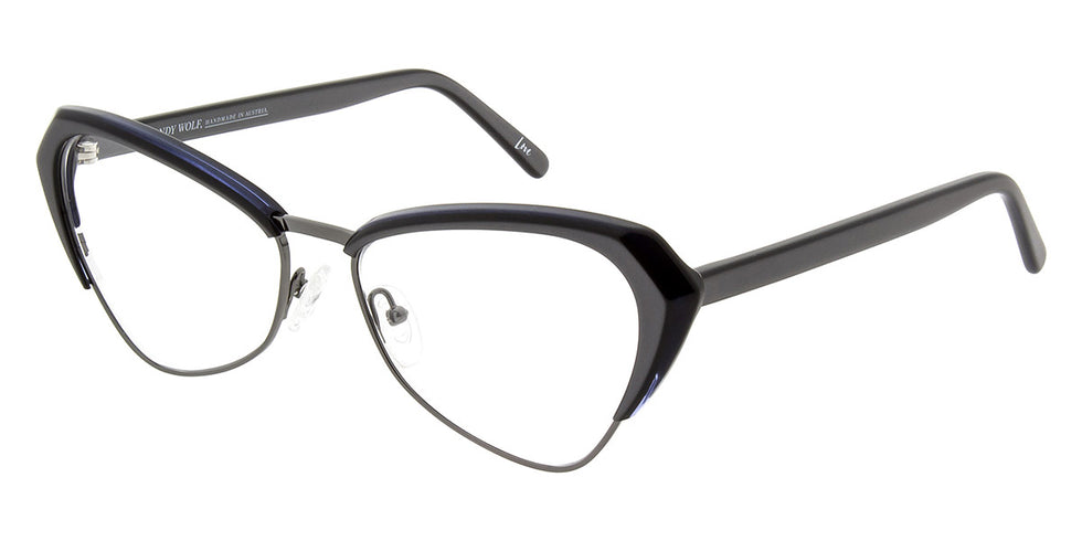 Andy Wolf® 5047 ANW 5047 P 57 - Black/Gun P Eyeglasses