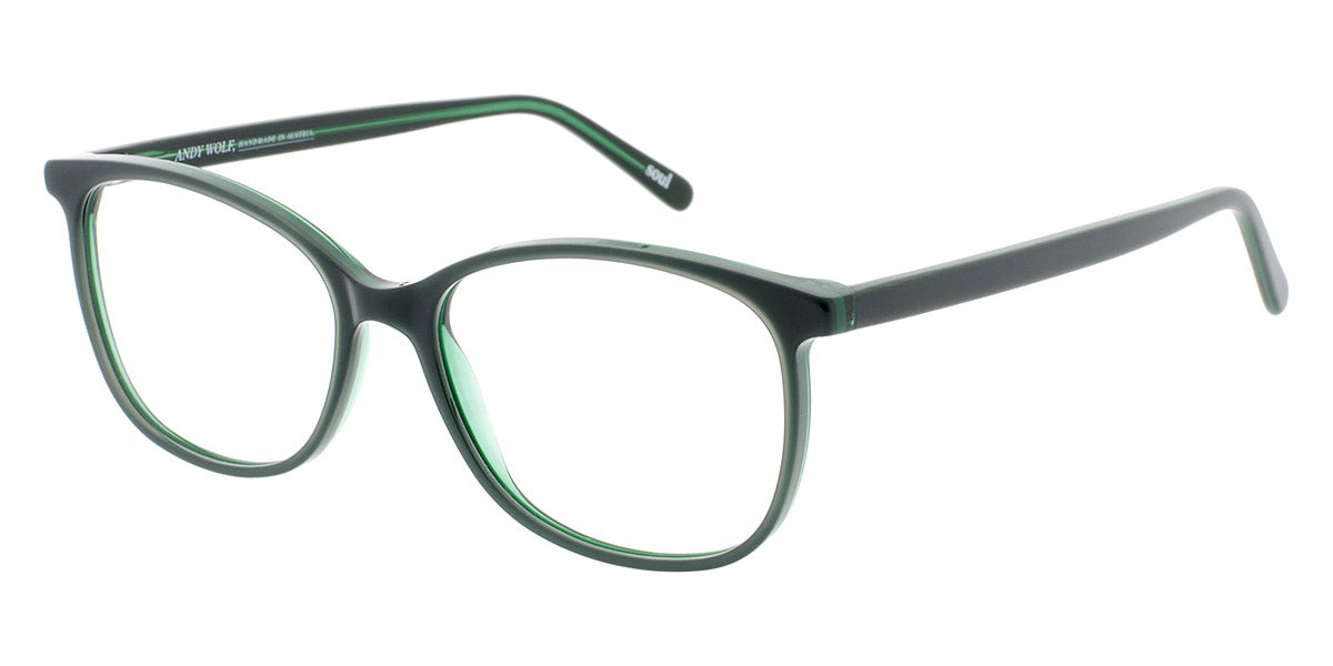 Andy Wolf® 5051 ANW 5051 3 54 - Green 3 Eyeglasses