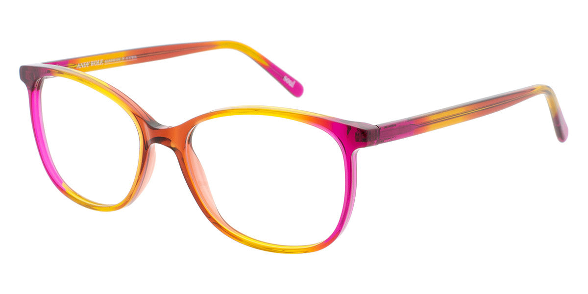 Andy Wolf® 5051 ANW 5051 L 54 - Berry/Yellow L Eyeglasses