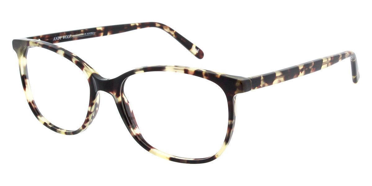 Andy Wolf® 5051 ANW 5051 O 54 - Brown/White O Eyeglasses