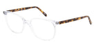 Andy Wolf® 5051 ANW 5051 X 54 - Crystal/Brown X Eyeglasses