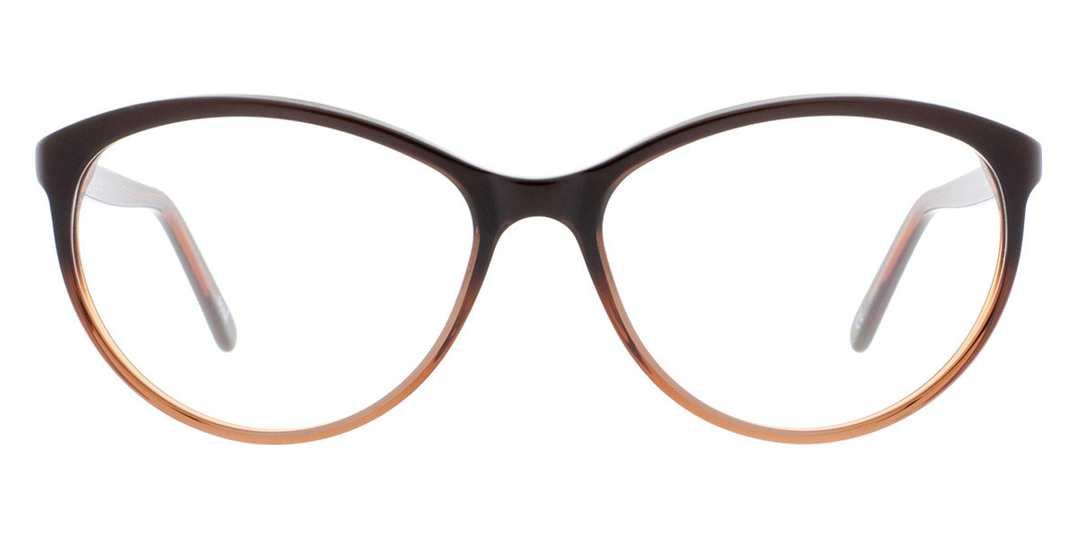 Andy Wolf® 5056 ANW 5056 J 54 - Brown/Orange J Eyeglasses