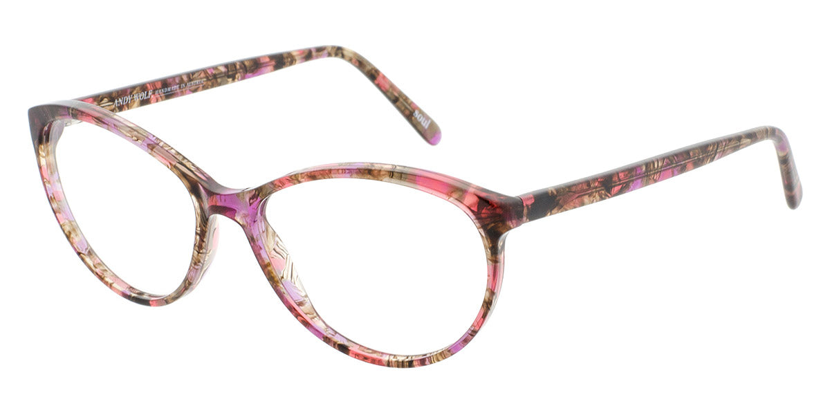 Andy Wolf® 5056 ANW 5056 L 54 - Pink/Brown L Eyeglasses