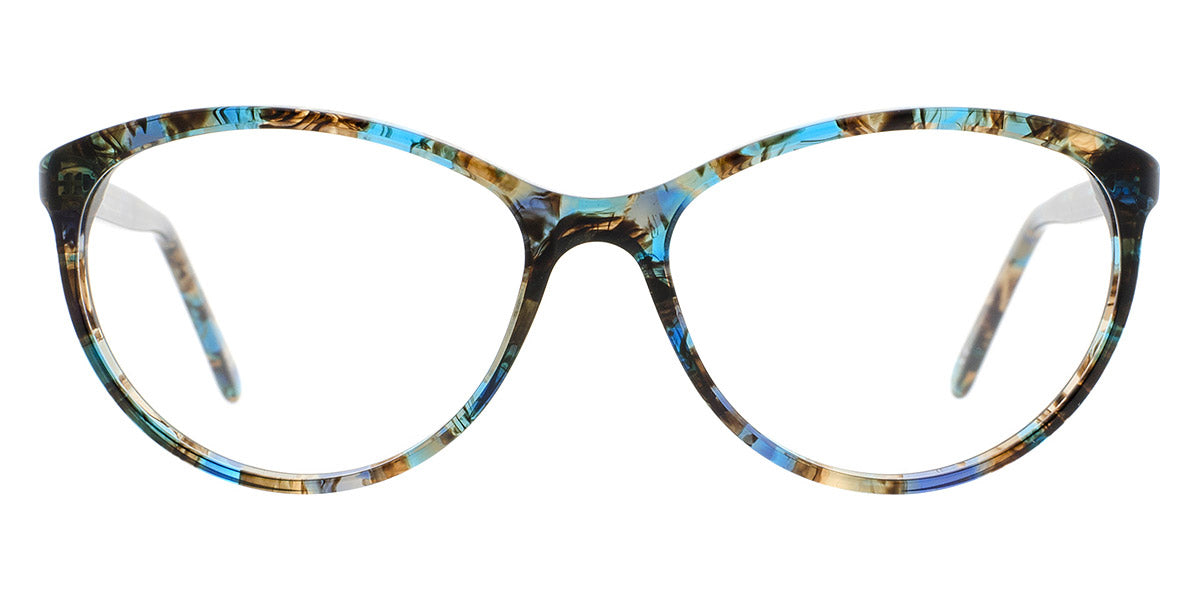 Andy Wolf® 5056 ANW 5056 P 54 - Blue/Brown P Eyeglasses