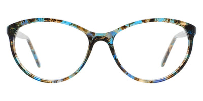 Andy Wolf® 5056 ANW 5056 P 54 - Blue/Brown P Eyeglasses