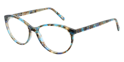 Andy Wolf® 5056 ANW 5056 P 54 - Blue/Brown P Eyeglasses