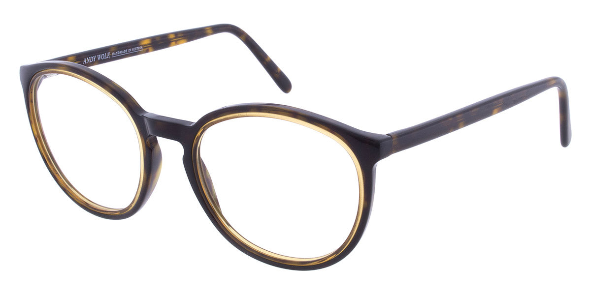 Andy Wolf® 5067R ANW 5067R 02 51 - Brown/Yellow 02 Eyeglasses