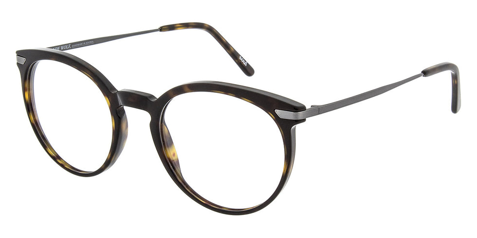 Andy Wolf® 5074 ANW 5074 B 51 - Brown/Gun B Eyeglasses