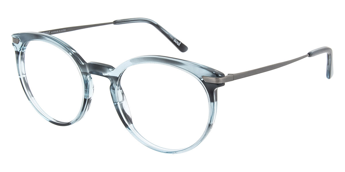 Andy Wolf® 5074 ANW 5074 C 51 - Blue/Gun C Eyeglasses