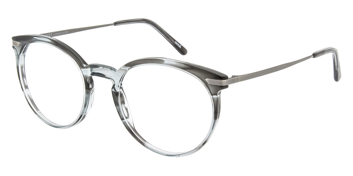 Andy Wolf® 5074 ANW 5074 E 51 - Gray/Silver E Eyeglasses