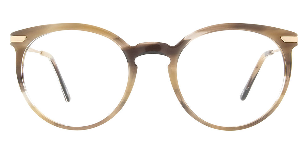 Andy Wolf® 5074 ANW 5074 J 51 - Brown/Gold J Eyeglasses