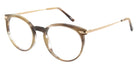 Andy Wolf® 5074 ANW 5074 J 51 - Brown/Gold J Eyeglasses