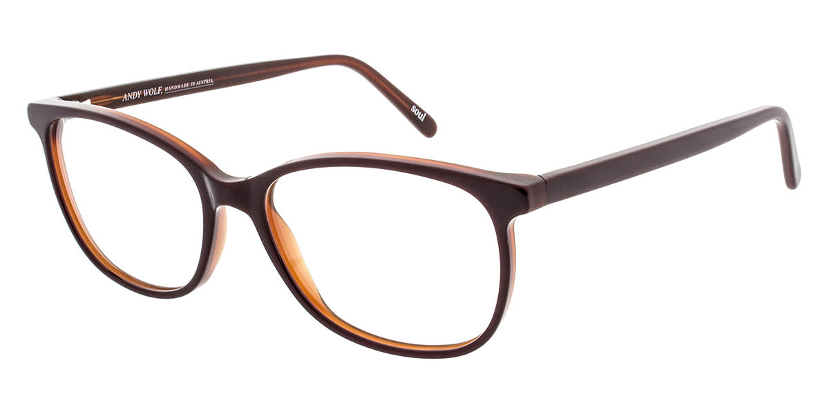 Andy Wolf® 5079 ANW 5079 E 52 - Brown E Eyeglasses