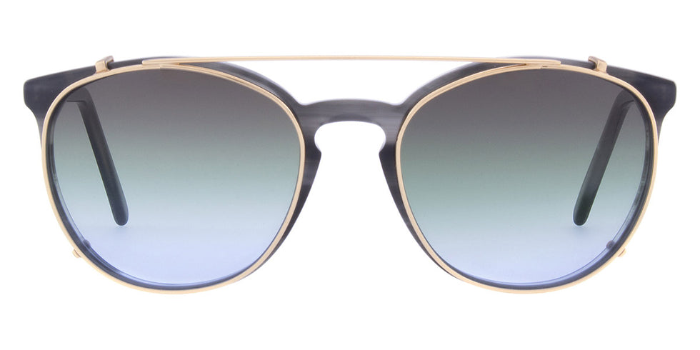 Andy Wolf® 5085 Clip ANW 5085 Clip 08 48 - Gold/Green 08 Sunglasses