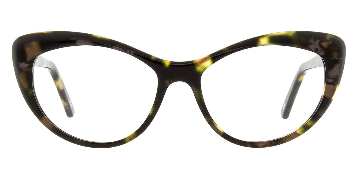Andy Wolf® 5088 ANW 5088 F 50 - Green/Brown F Eyeglasses