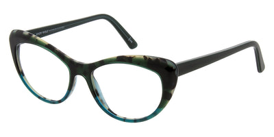 Andy Wolf® 5088 ANW 5088 J 50 - Teal/Black J Eyeglasses