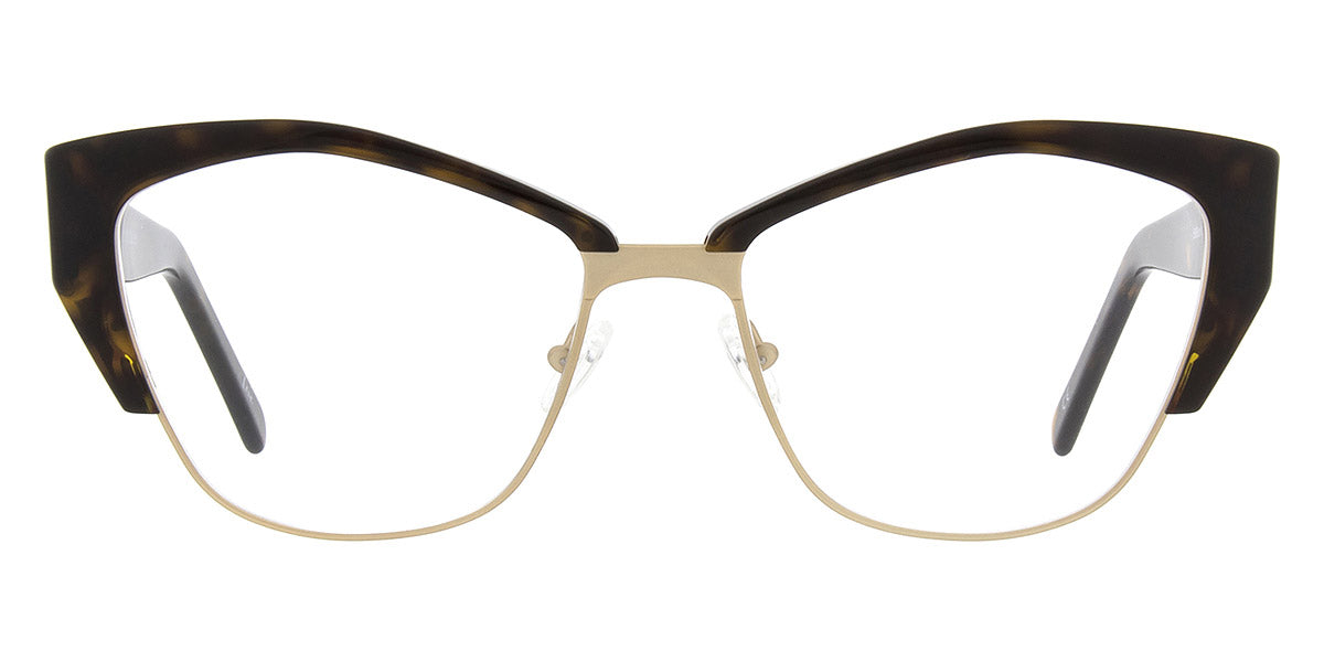 Andy Wolf® 5093 ANW 5093 B 56 - Brown/Gold B Eyeglasses