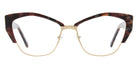 Andy Wolf® 5093 ANW 5093 E 56 - Berry/Gold E Eyeglasses