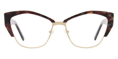 Andy Wolf® 5093 ANW 5093 E 56 - Berry/Gold E Eyeglasses