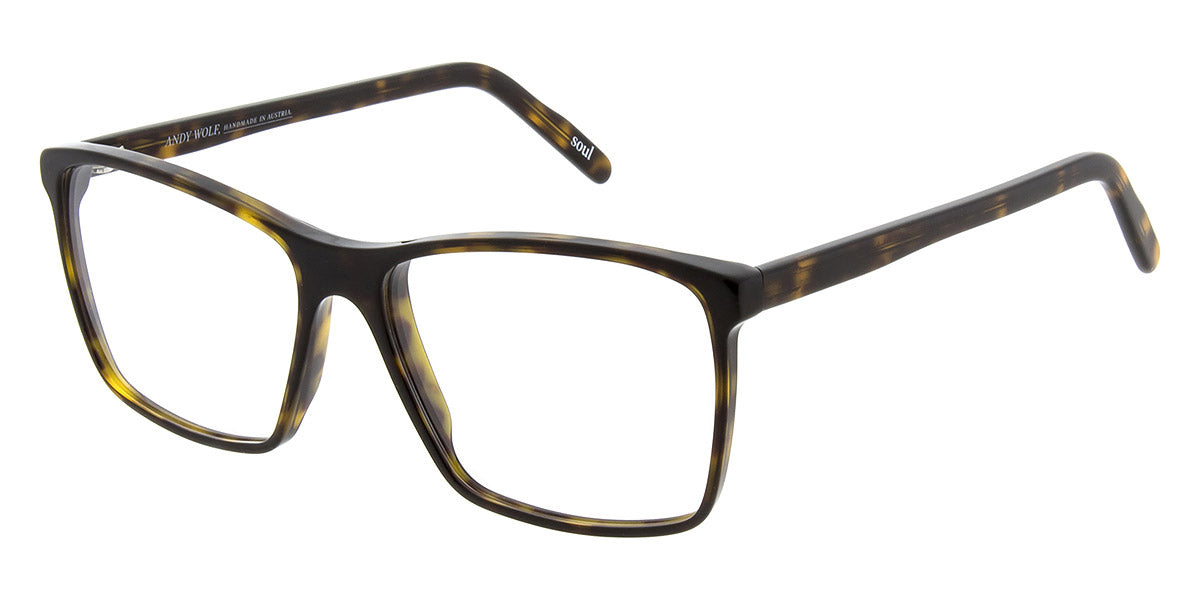 Andy Wolf® 5098 ANW 5098 B 55 - Brown/Yellow B Eyeglasses
