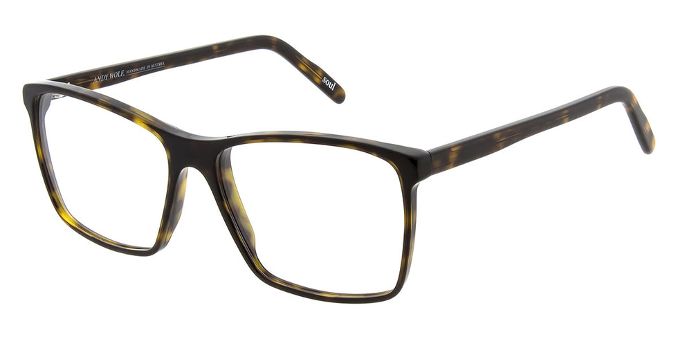 Andy Wolf® 5098 ANW 5098 B 55 - Brown/Yellow B Eyeglasses