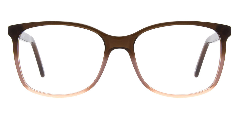 Andy Wolf® 5100 ANW 5100 P 54 - Brown/Pink P Eyeglasses