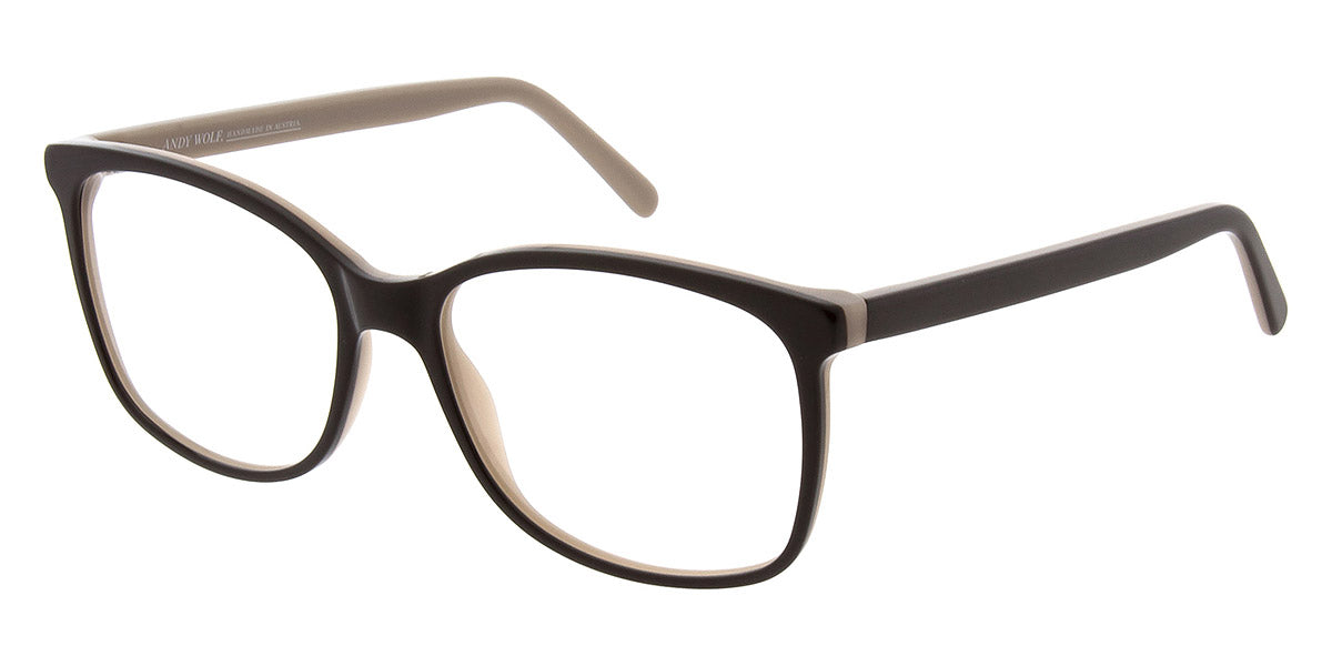 Andy Wolf® 5100 ANW 5100 T 54 - Black/Beige T Eyeglasses