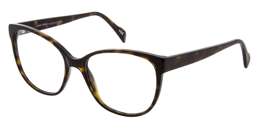 Andy Wolf® 5101 ANW 5101 B 55 - Brown/Yellow B Eyeglasses