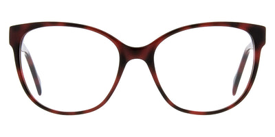 Andy Wolf® 5101 ANW 5101 J 55 - Berry/Brown J Eyeglasses